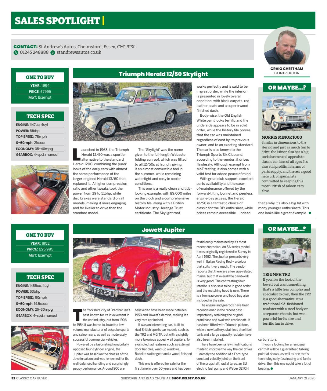 Classic Car Buyer Preview Pages