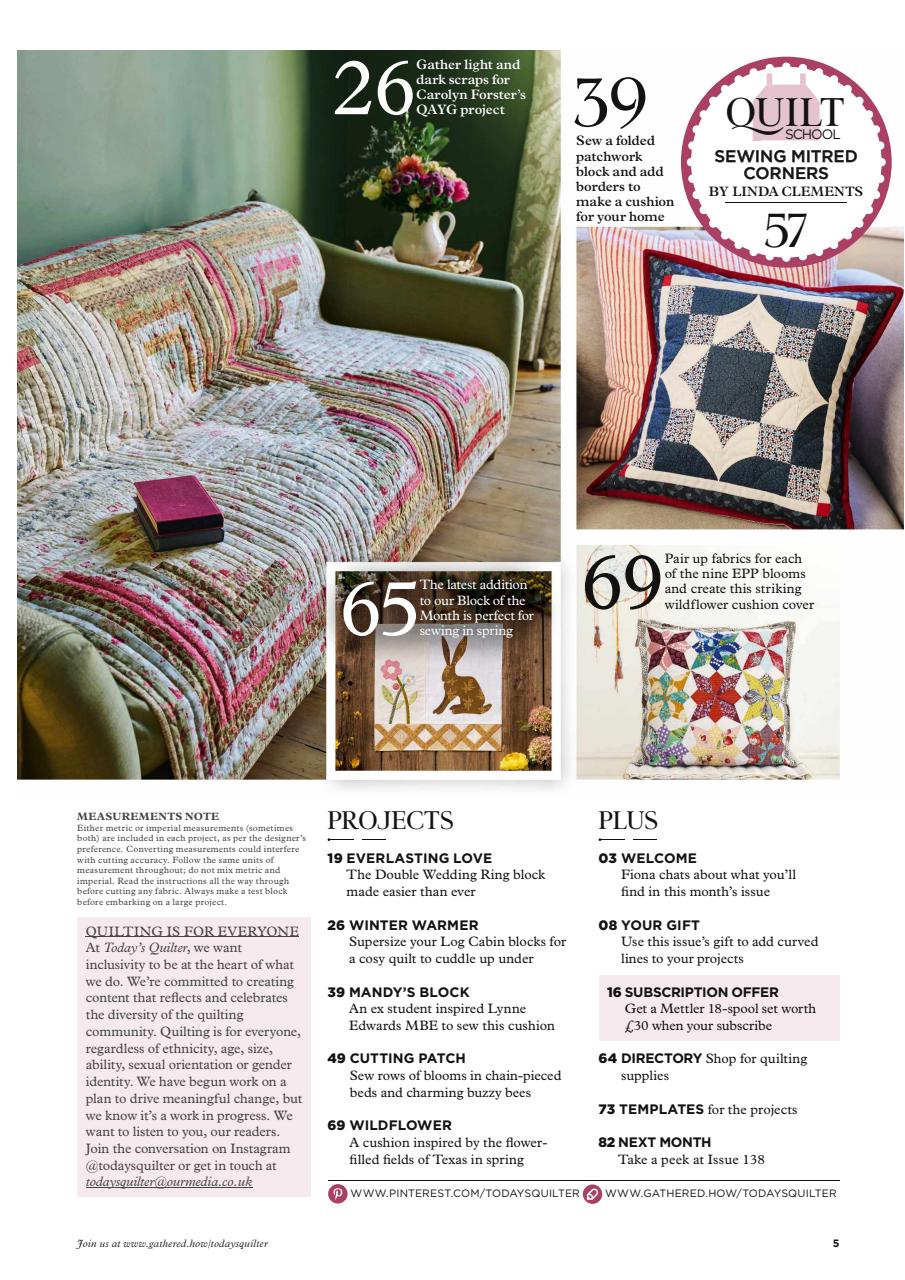 Today’s Quilter Preview Pages