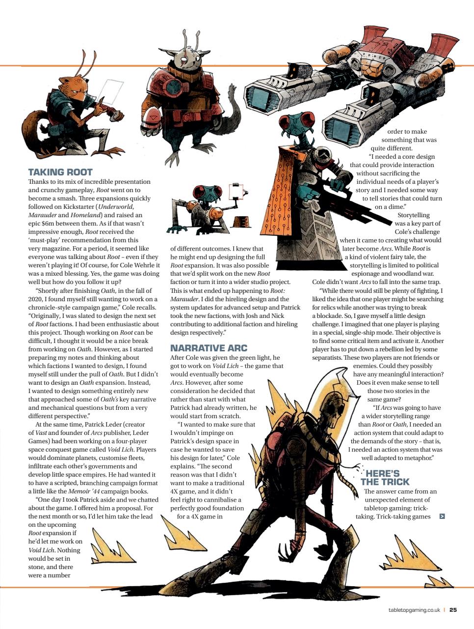 Tabletop Gaming Preview Pages