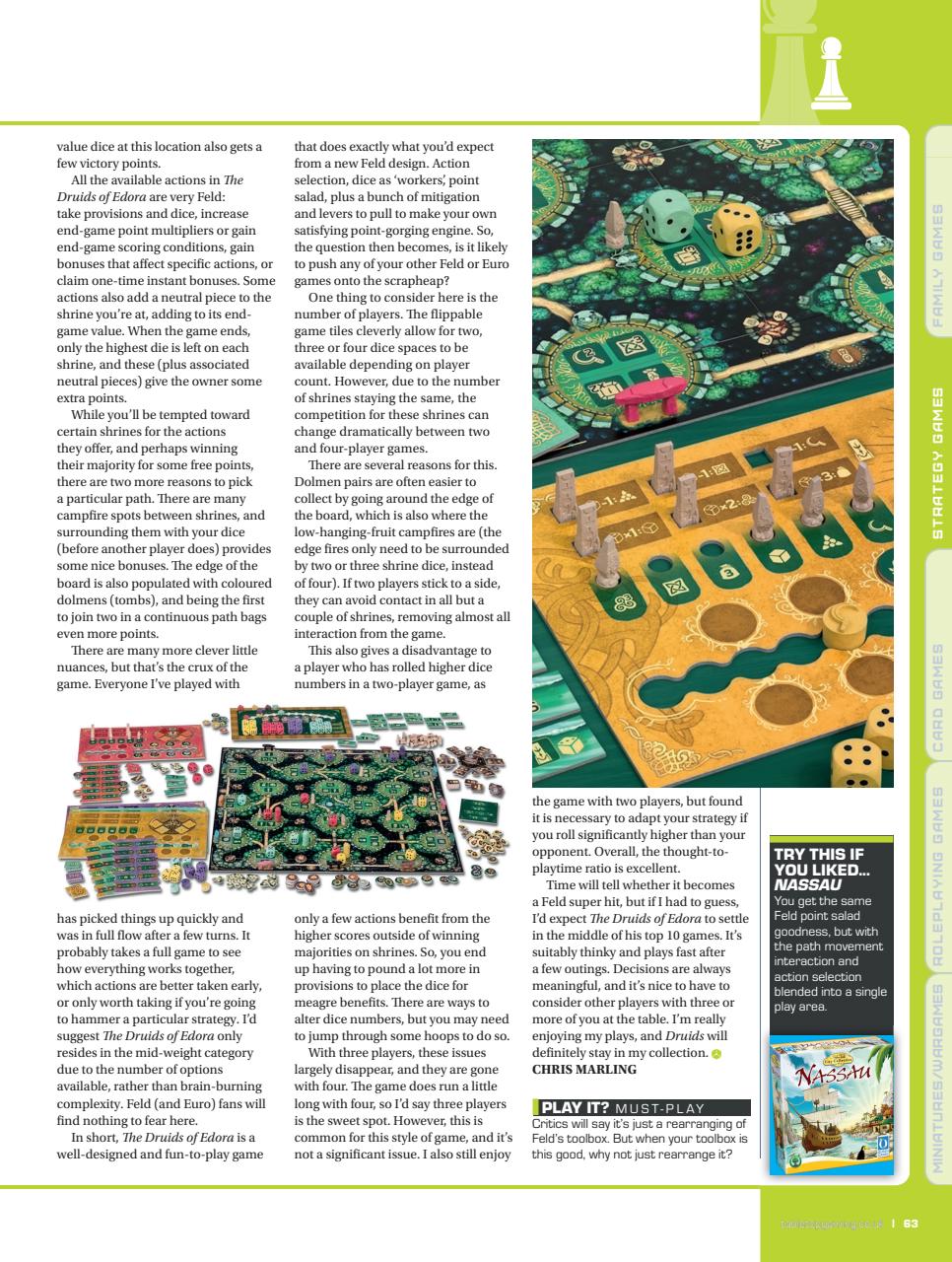 Tabletop Gaming Preview Pages