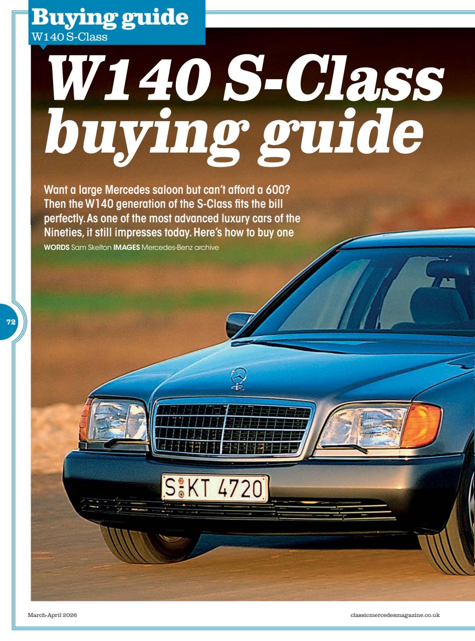 Classic Mercedes Preview Pages