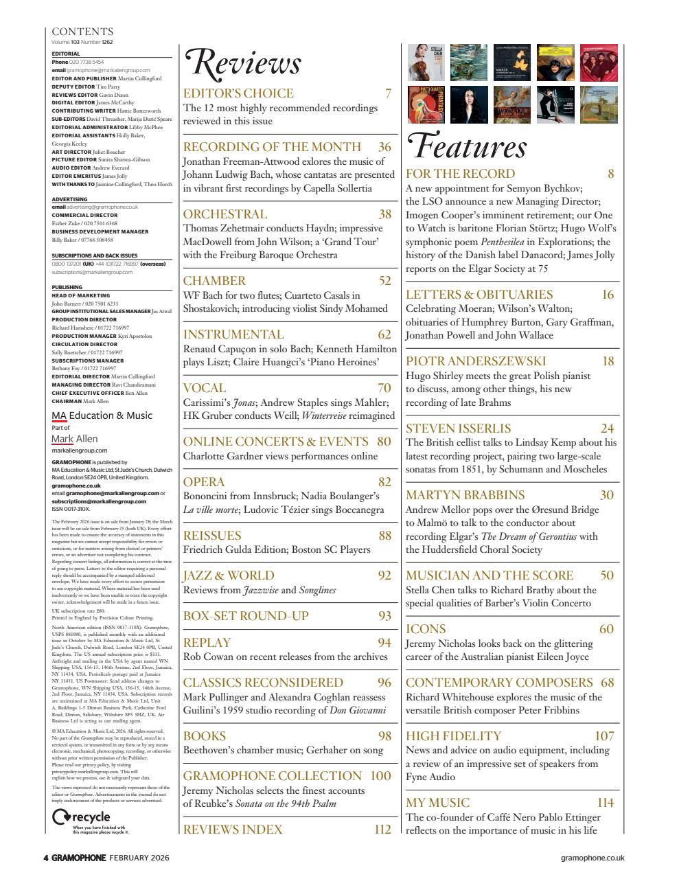 Gramophone Preview Pages