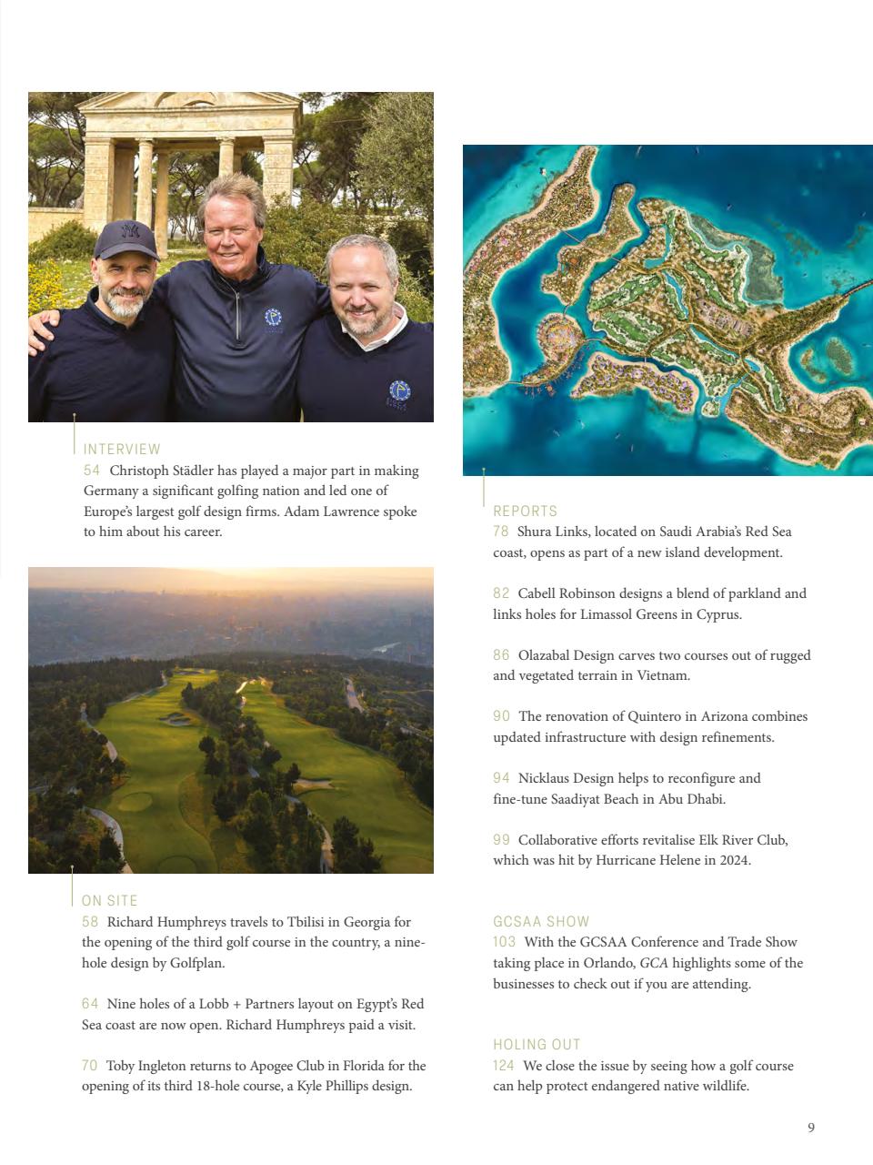 Golf Course Architecture Preview Pages