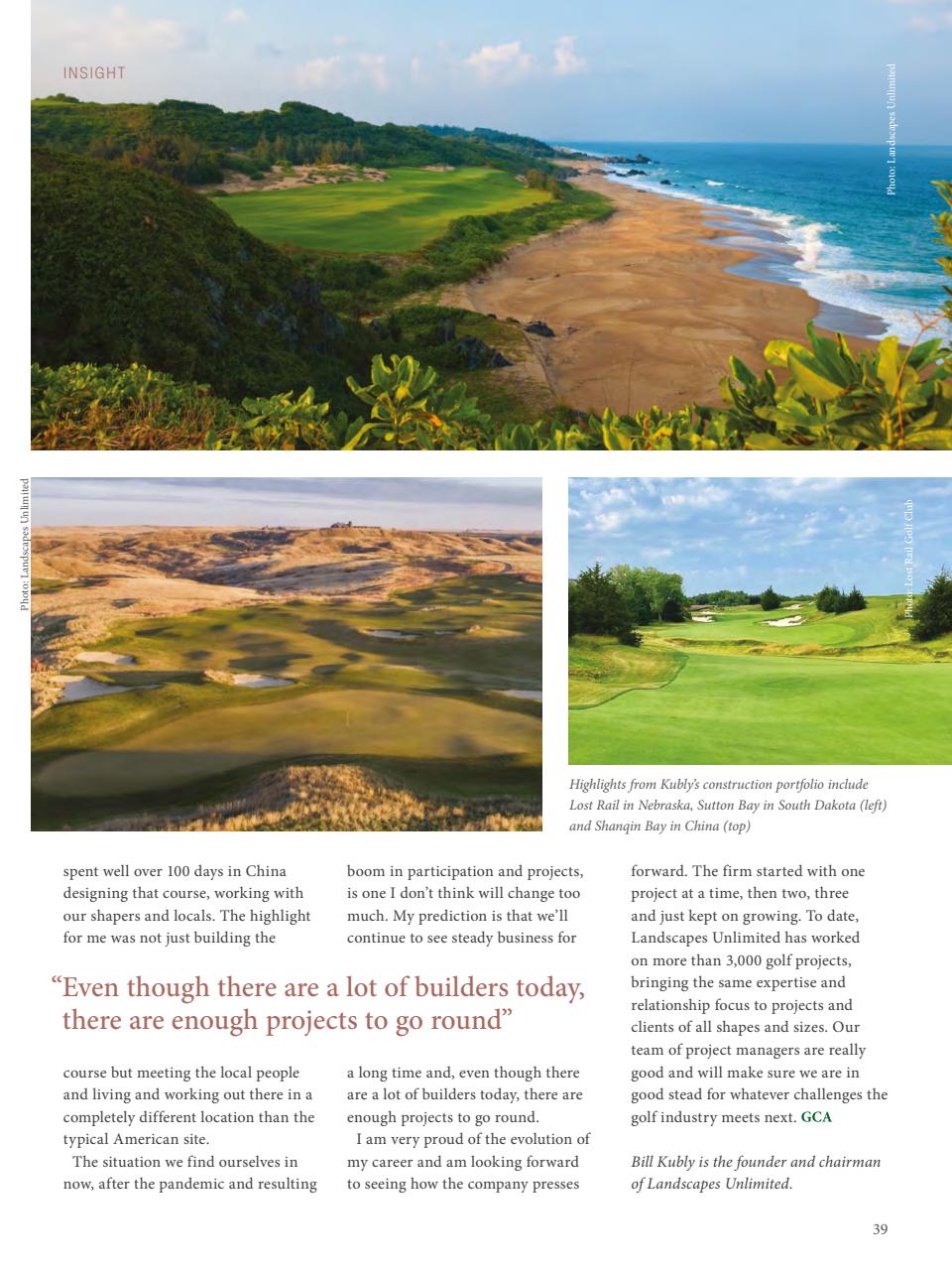 Golf Course Architecture Preview Pages