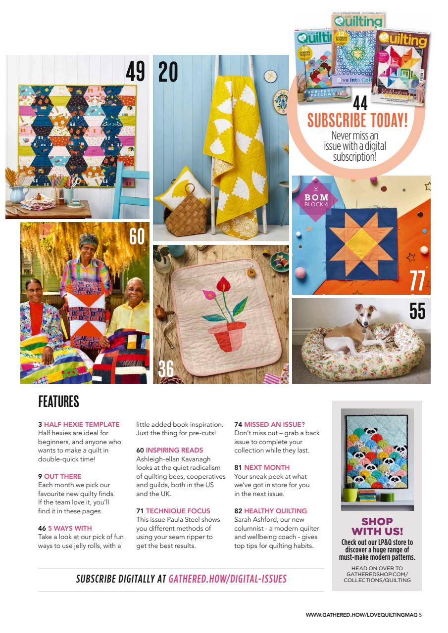 Love Patchwork & Quilting Preview Pages