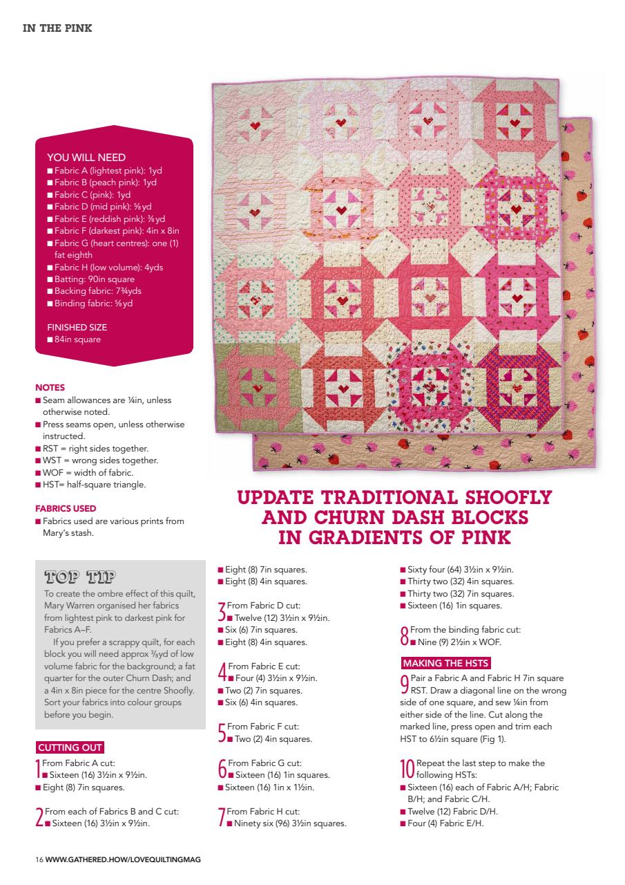 Love Patchwork & Quilting Preview Pages