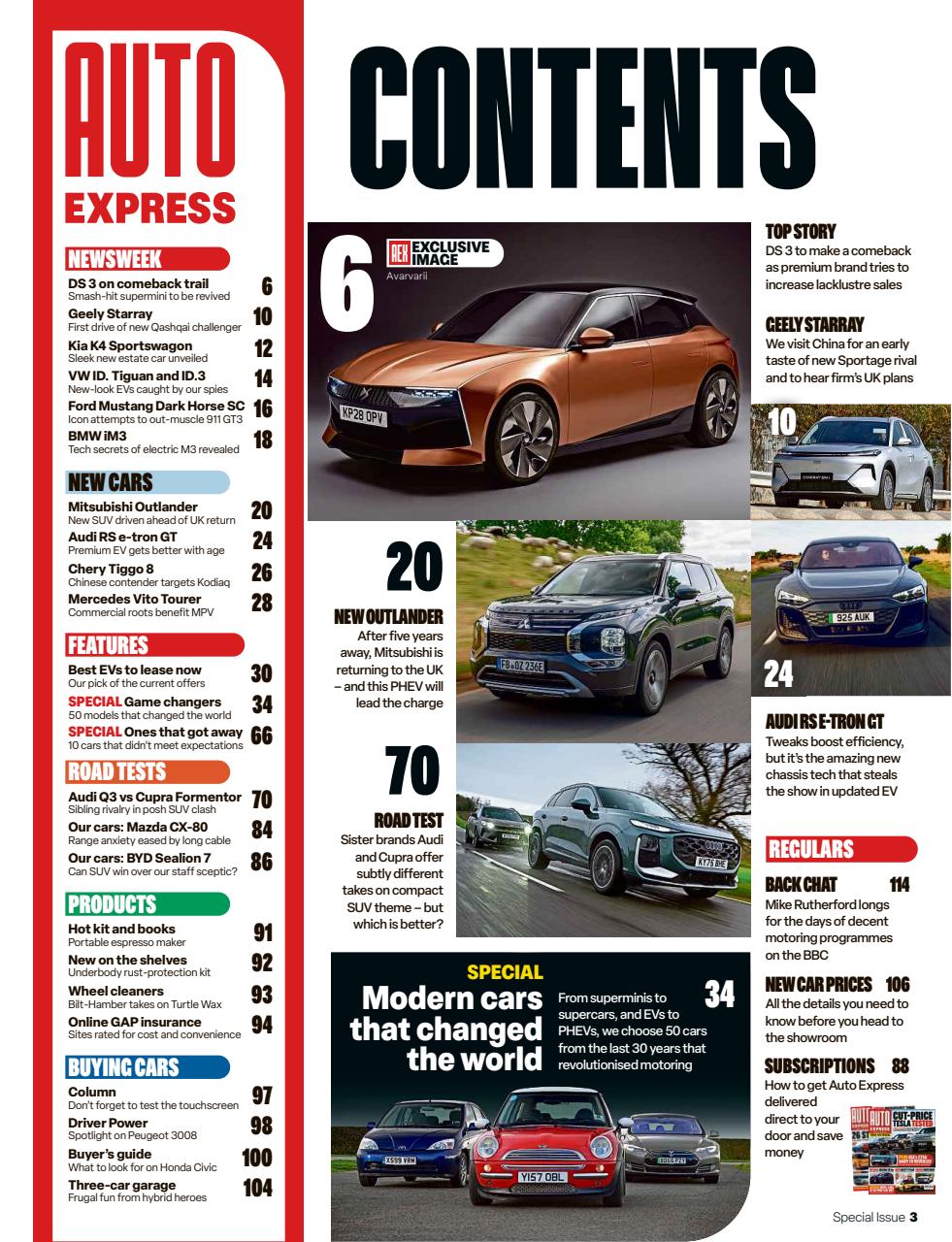 Auto Express Preview Pages