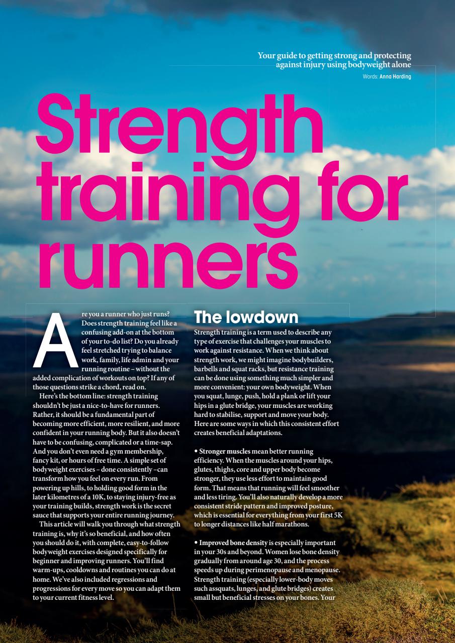 Women’s Running Preview Pages