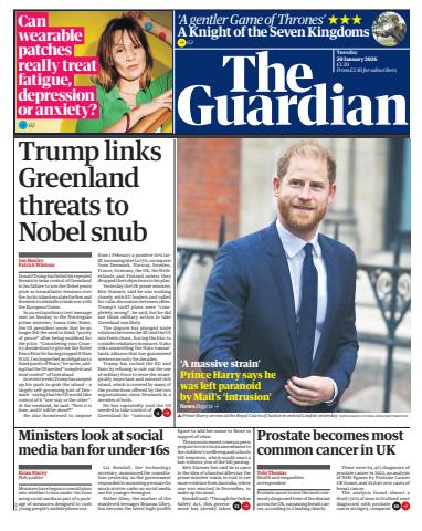 The Guardian Newspaper issue Tuesday, 20 January 2026