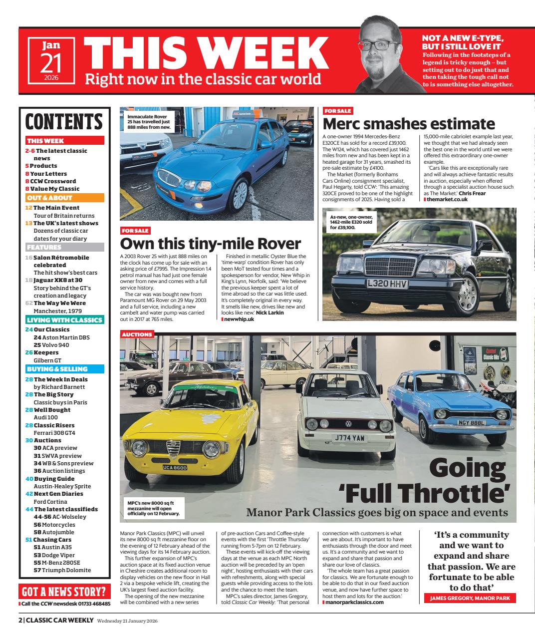 Classic Car Weekly Preview Pages