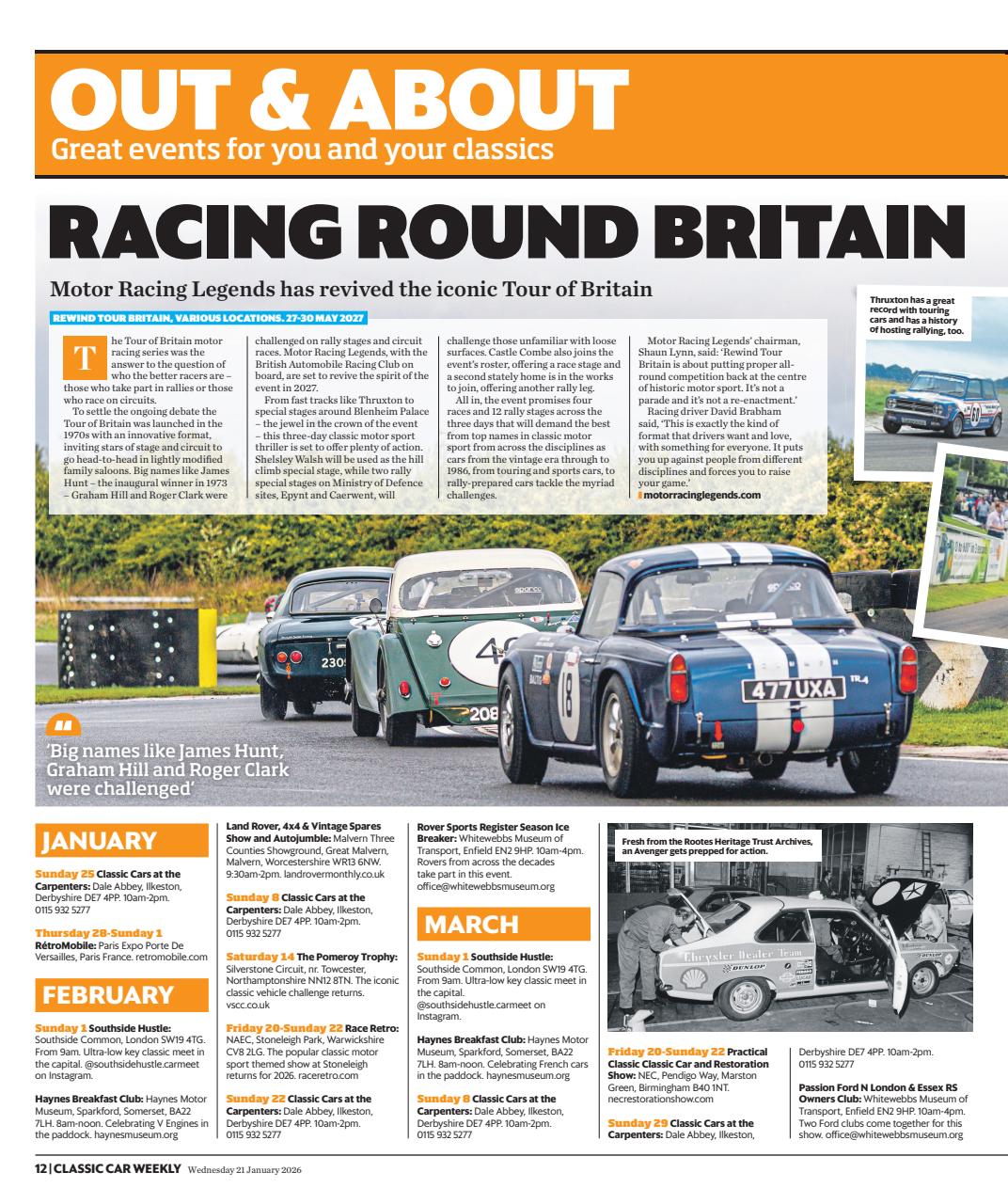 Classic Car Weekly Preview Pages