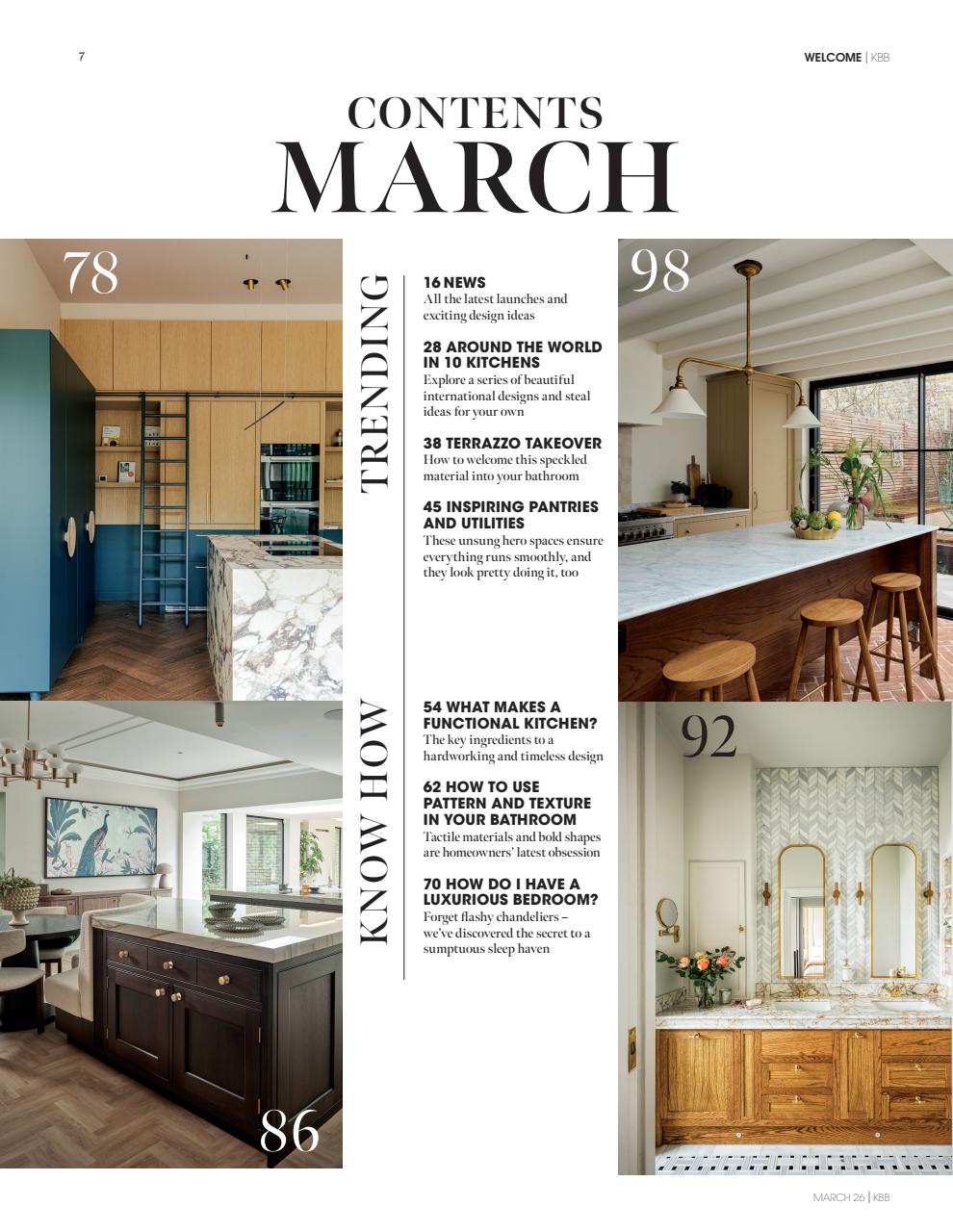 Kitchen Magazine Background Kitchens Bedrooms & Bathrooms magazine - March 2026 Back Issue