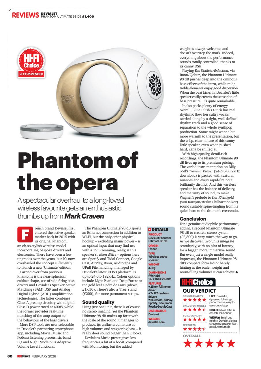 Hi-Fi Choice Preview Pages