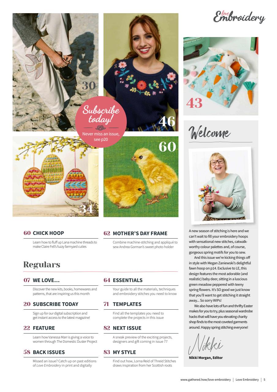 Love Embroidery Preview Pages