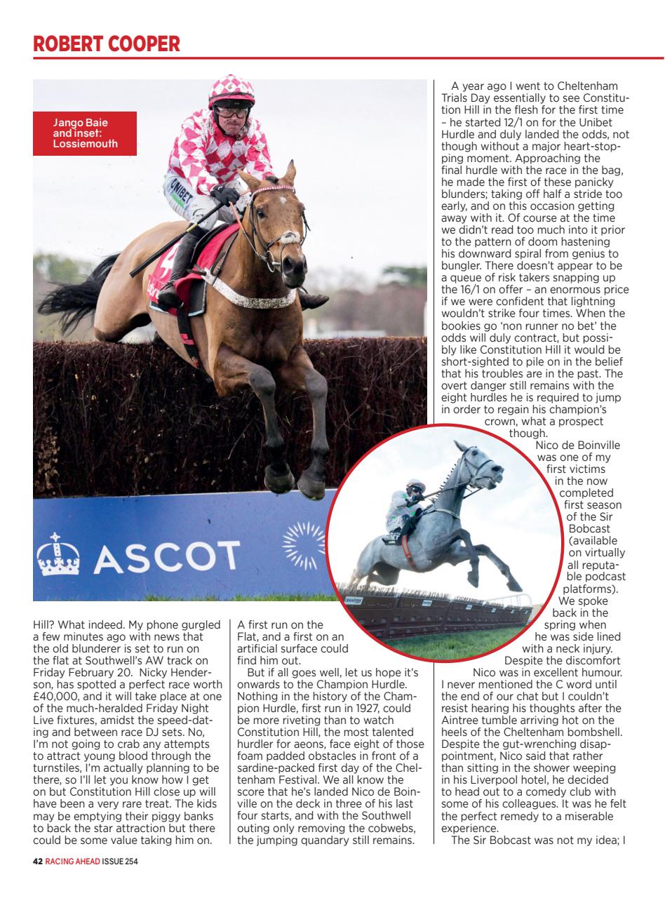 Racing Ahead Preview Pages