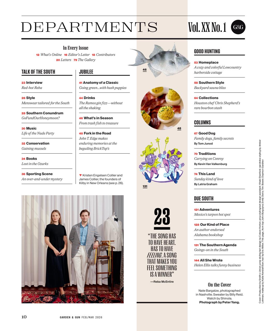 Garden and Gun Magazine Preview Pages