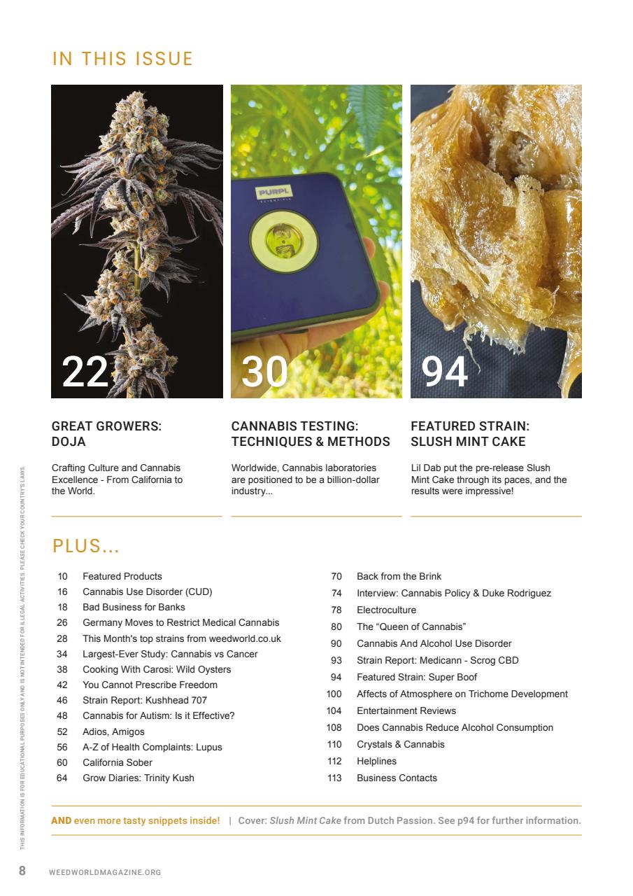 Weed World Preview Pages