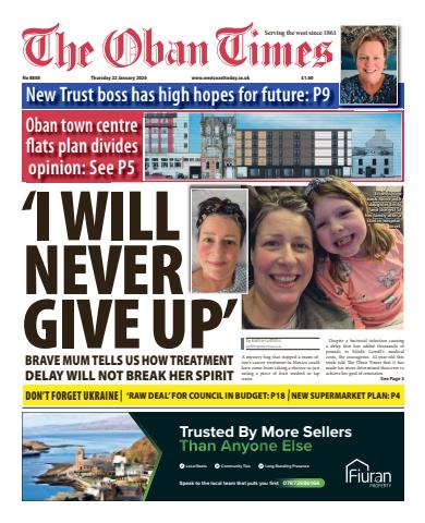 The Oban Times & Lochaber Times issue Thursday, January 22, 2026