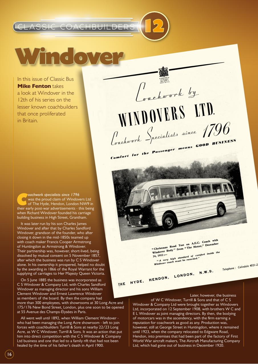 Classic Bus Preview Pages