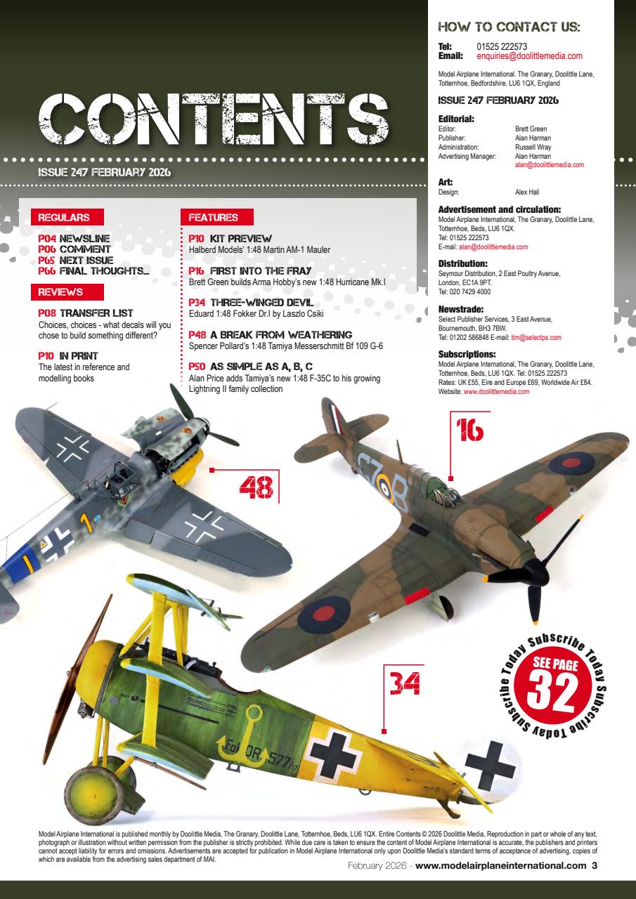 Model Airplane International Preview Pages