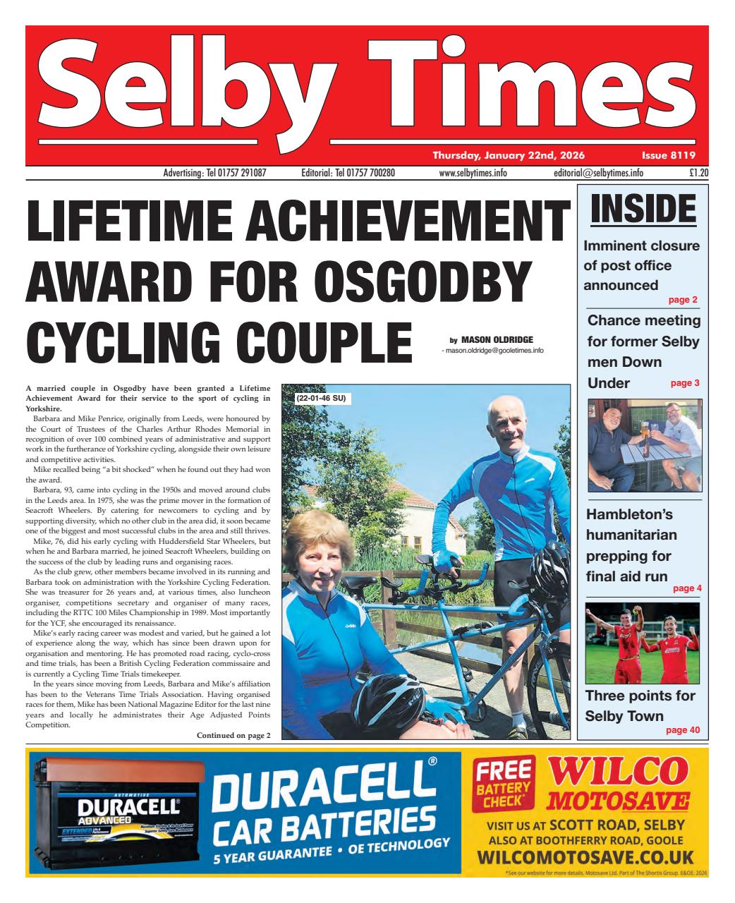 Selby Times Preview Pages