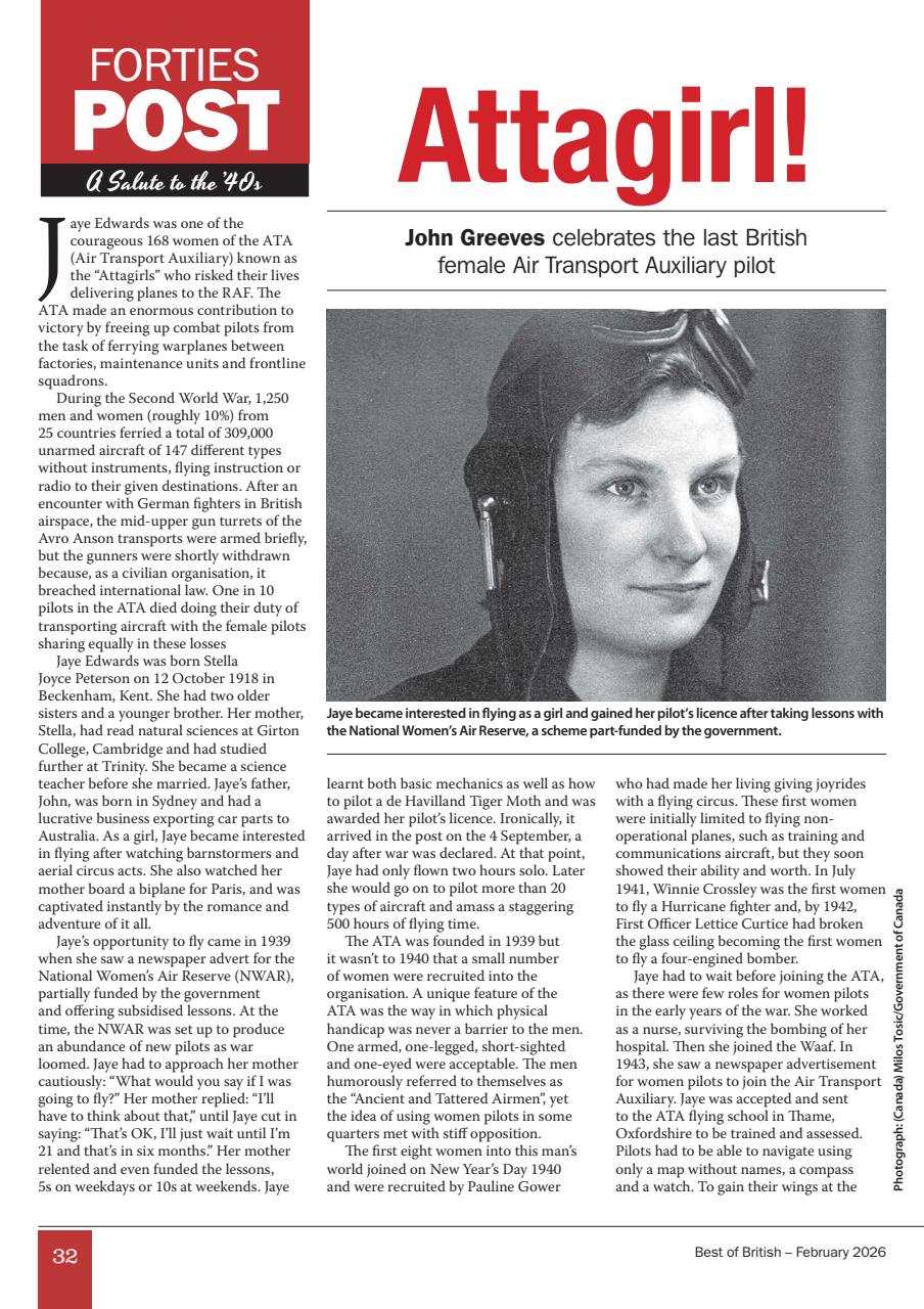 Best of British Preview Pages