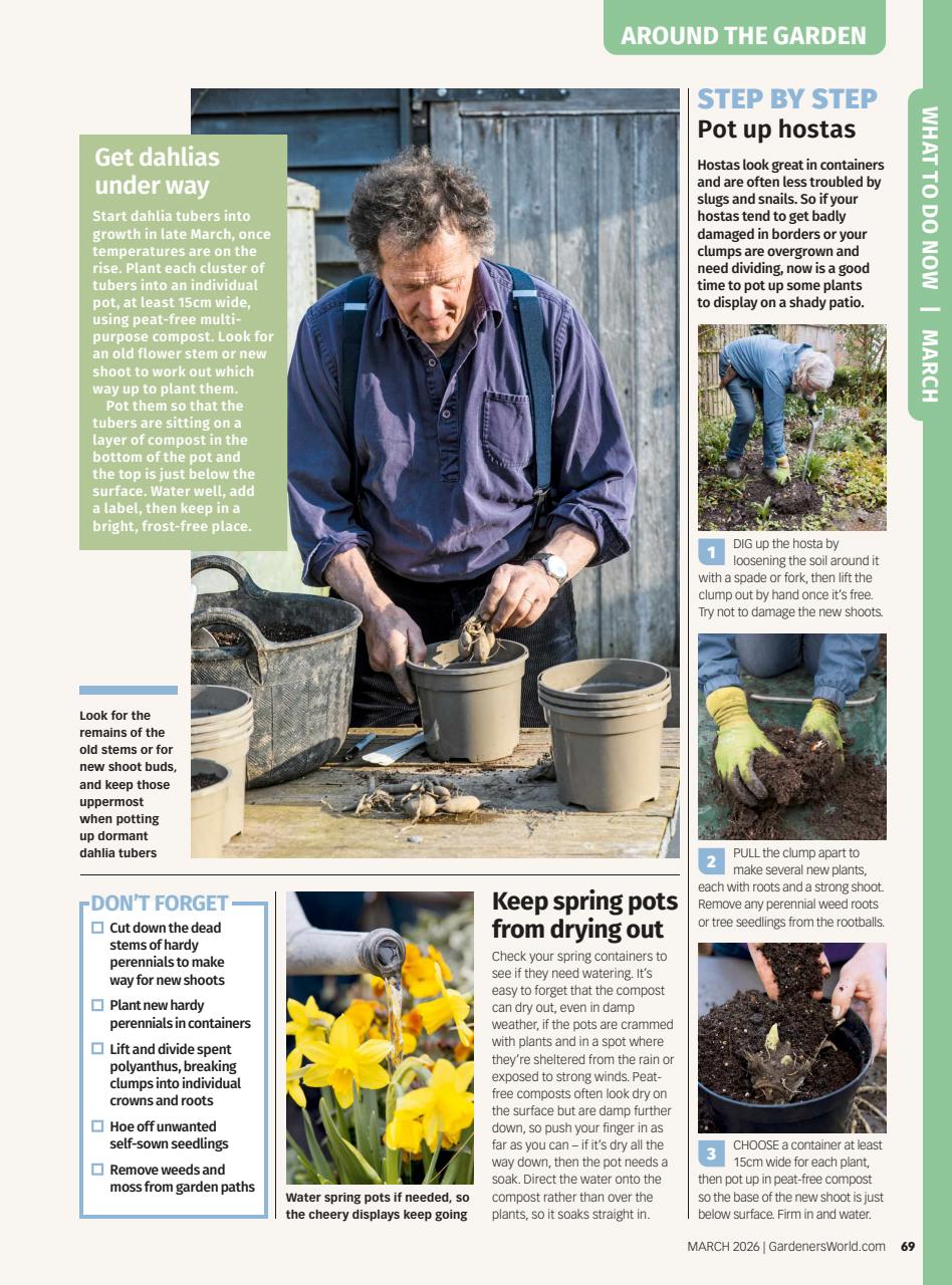 BBC Gardeners’ World Magazine Preview Pages
