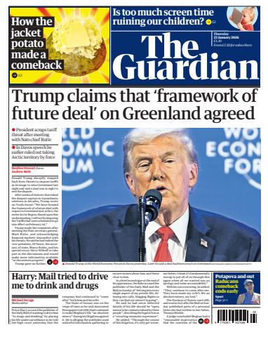 The Guardian Newspaper issue Thursday, 22 January 2026