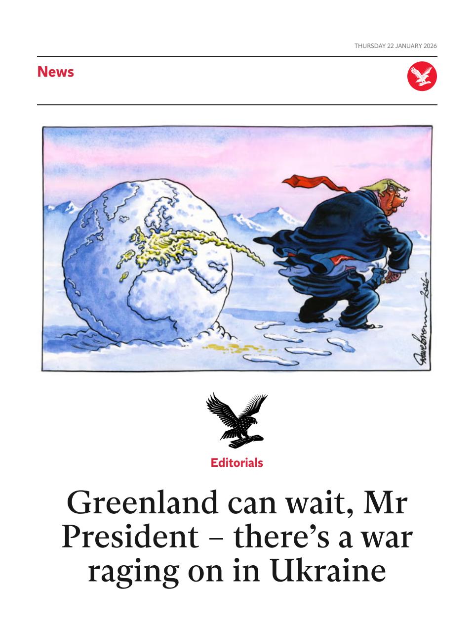 The Independent Daily Edition Newspaper Preview Pages