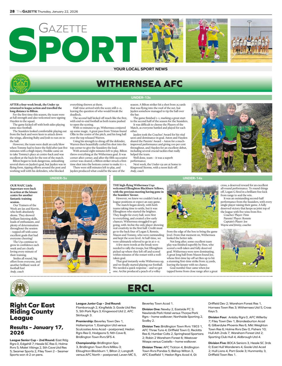 The Holderness & Hornsea Gazette Preview Pages