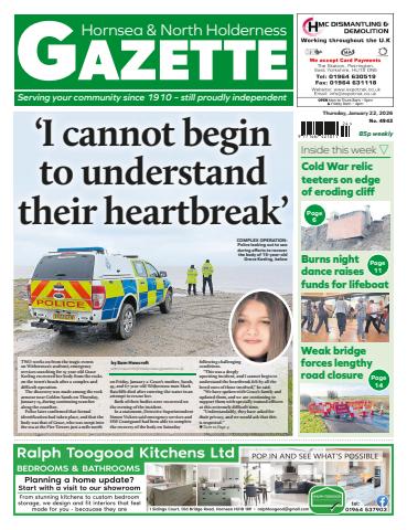 Hornsea Gazette January 22, 2026 issue Hornsea Gazette January 22, 2026
