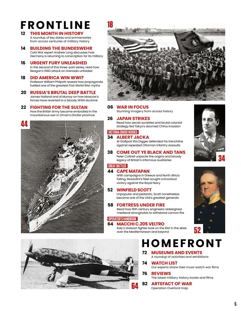 History of War Preview Pages