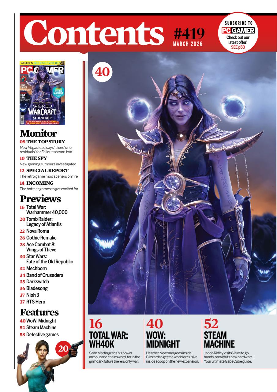 PC Gamer (UK Edition) Preview Pages