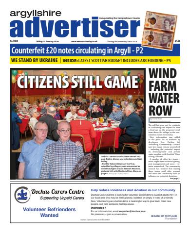 Argyllshire Advertiser issue Friday, January 23, 2026