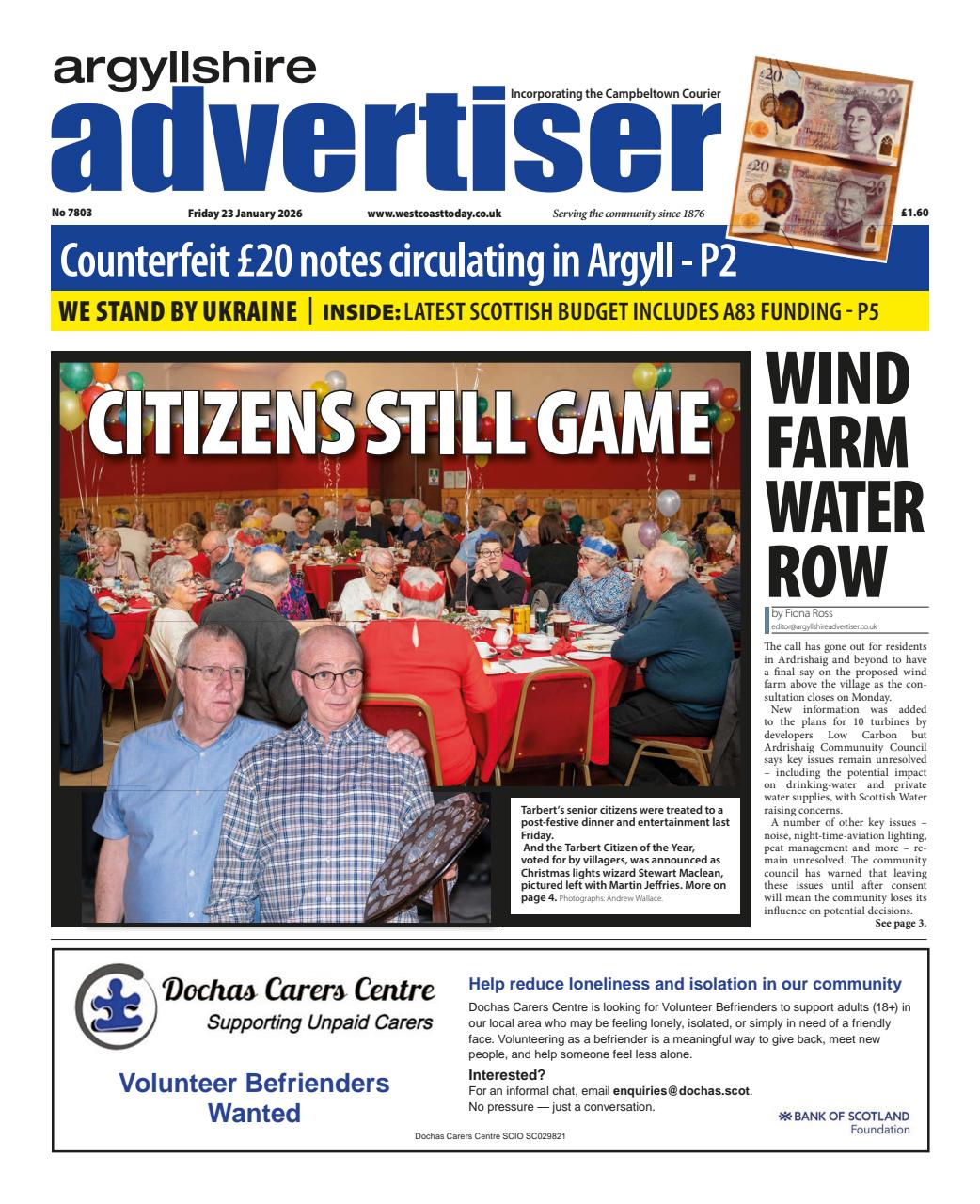 Argyllshire Advertiser Preview Pages