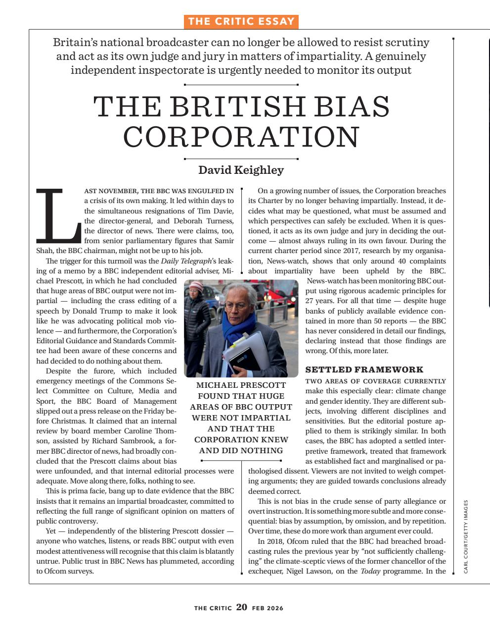 The Critic Preview Pages