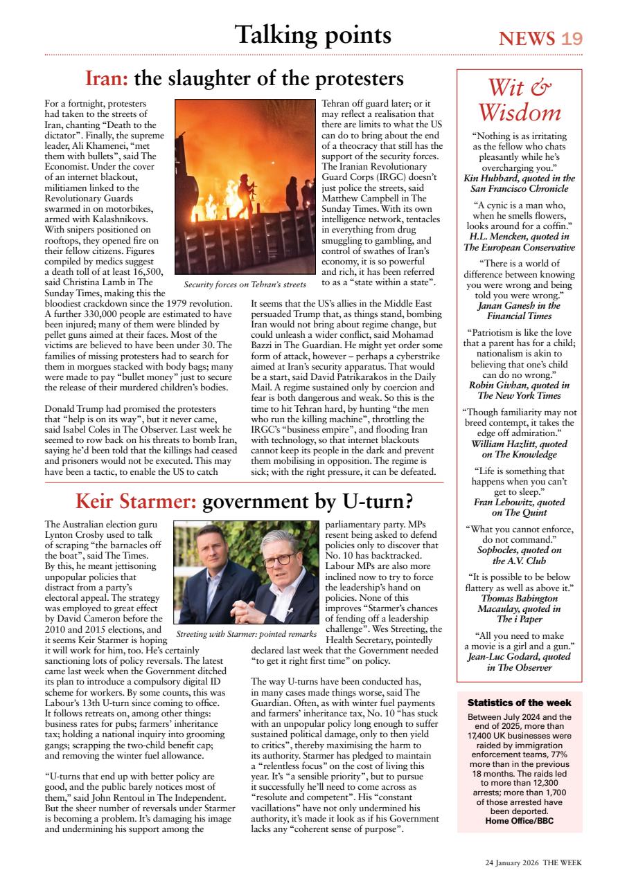 The Week Preview Pages