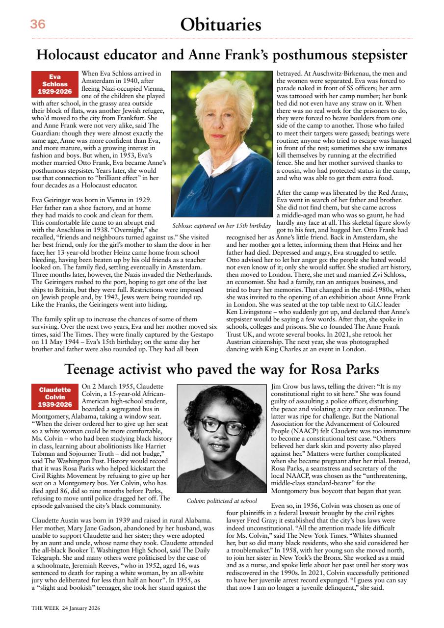 The Week Preview Pages