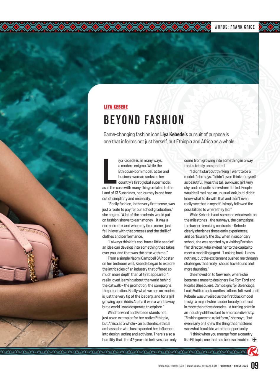 MSAFIRI – Kenya Airways Inflight Preview Pages