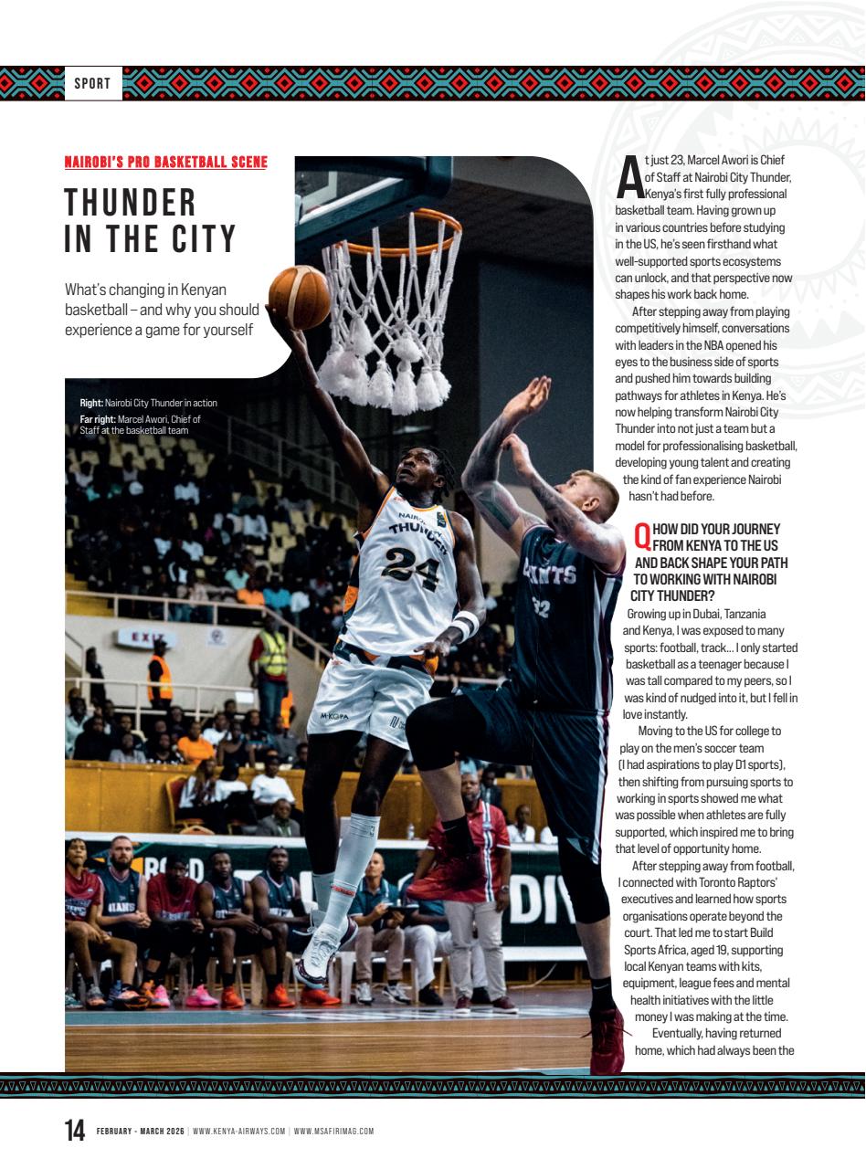 MSAFIRI – Kenya Airways Inflight Preview Pages