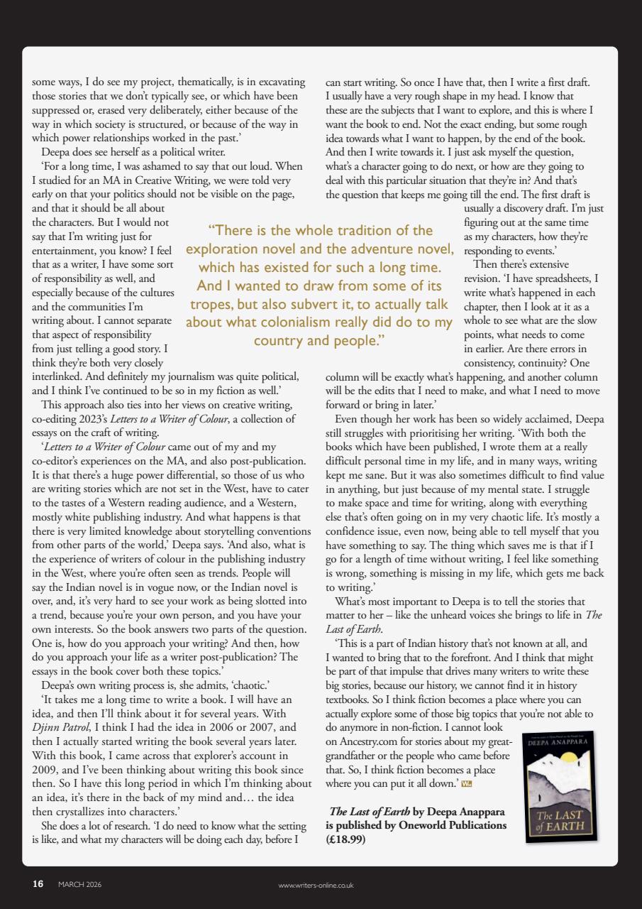 Writing Magazine Preview Pages