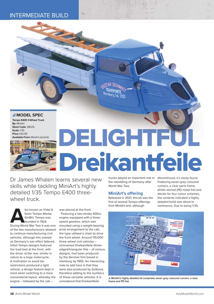 Airfix Model World Preview Pages