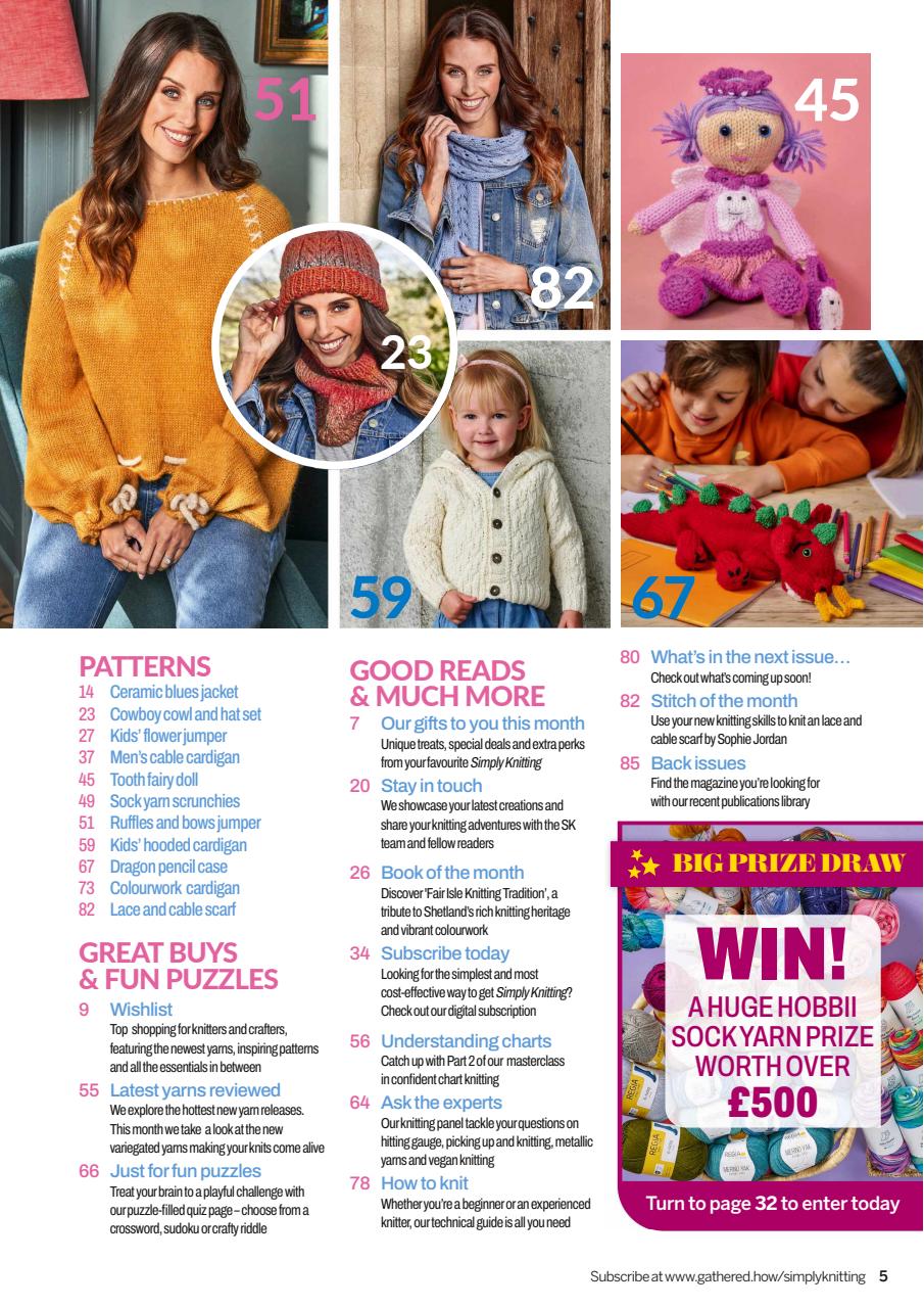 Simply Knitting Preview Pages