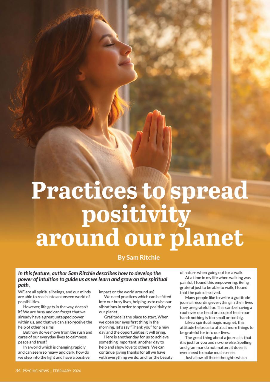 Psychic News Preview Pages