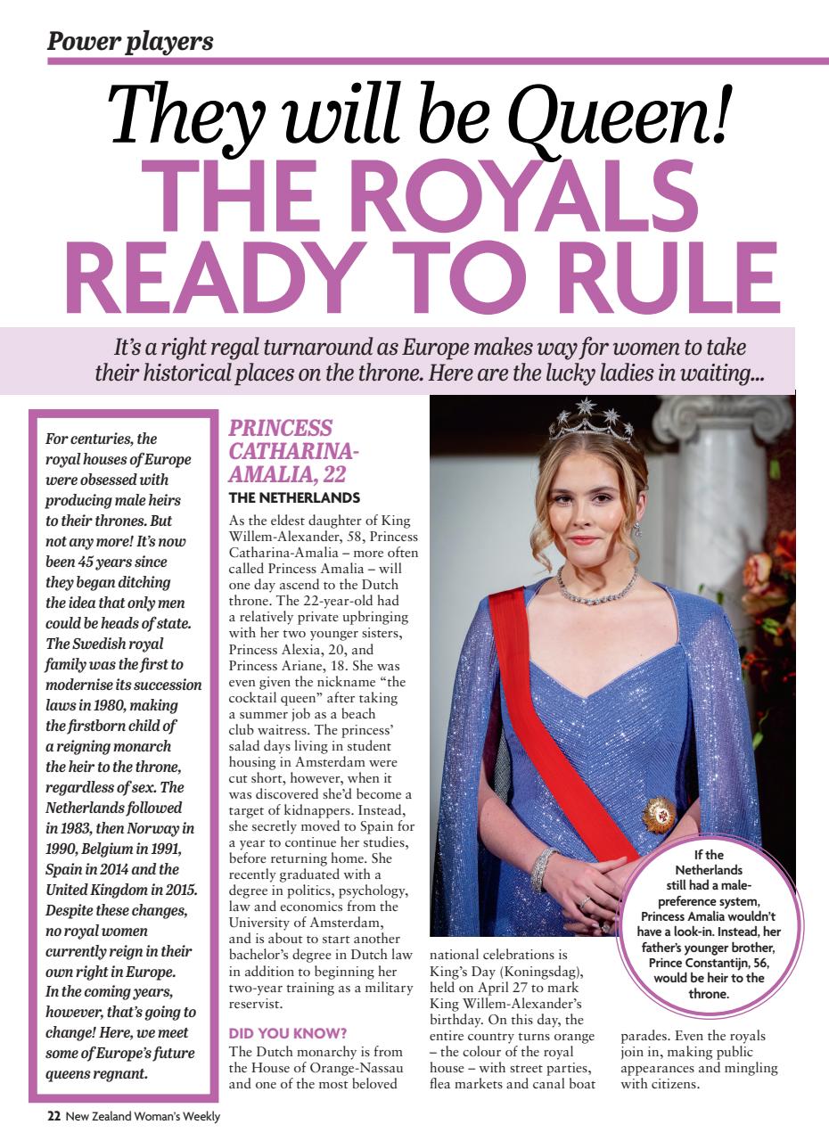NZ Woman's Weekly Preview Pages