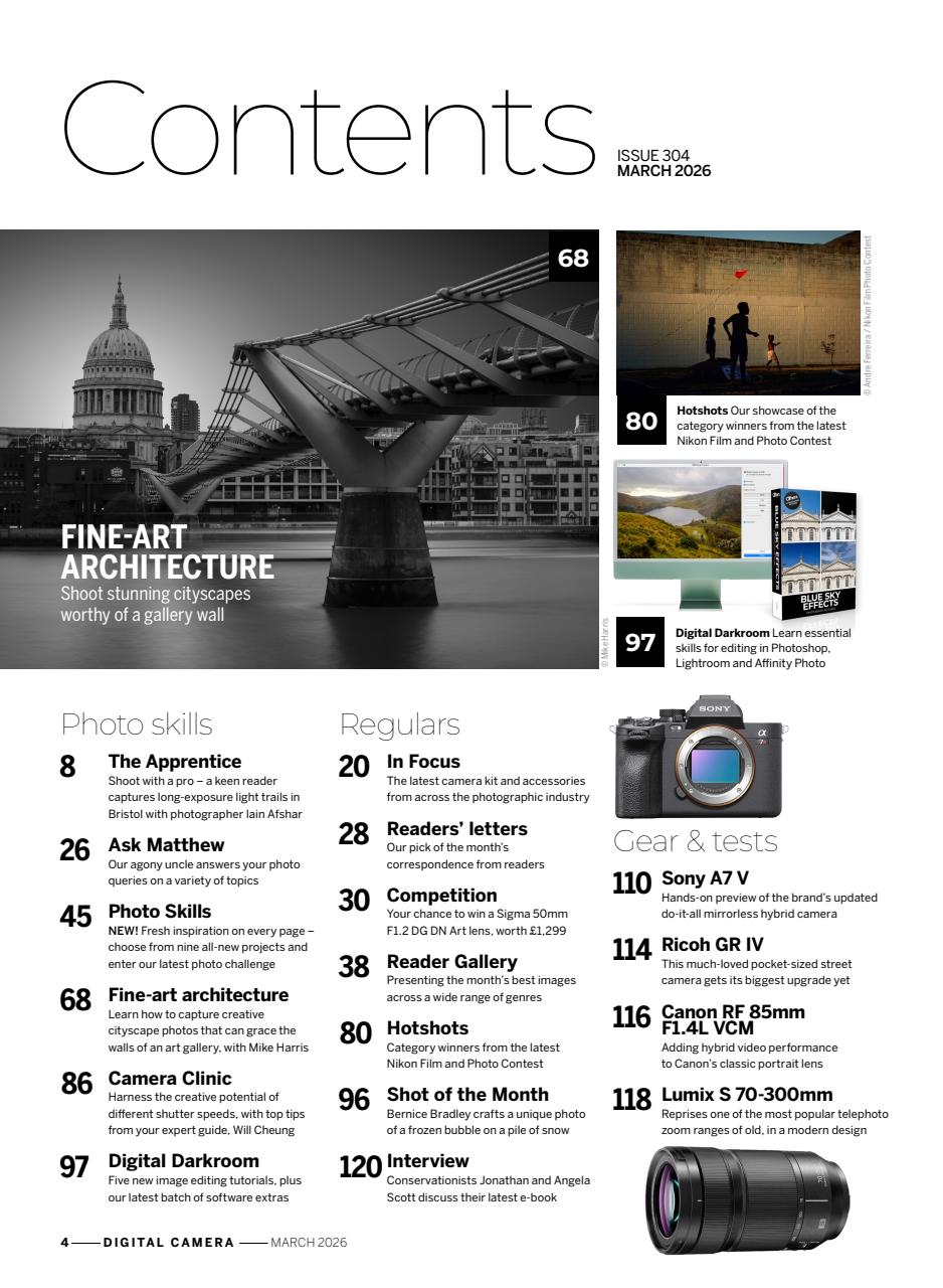 Digital Camera Magazine Preview Pages