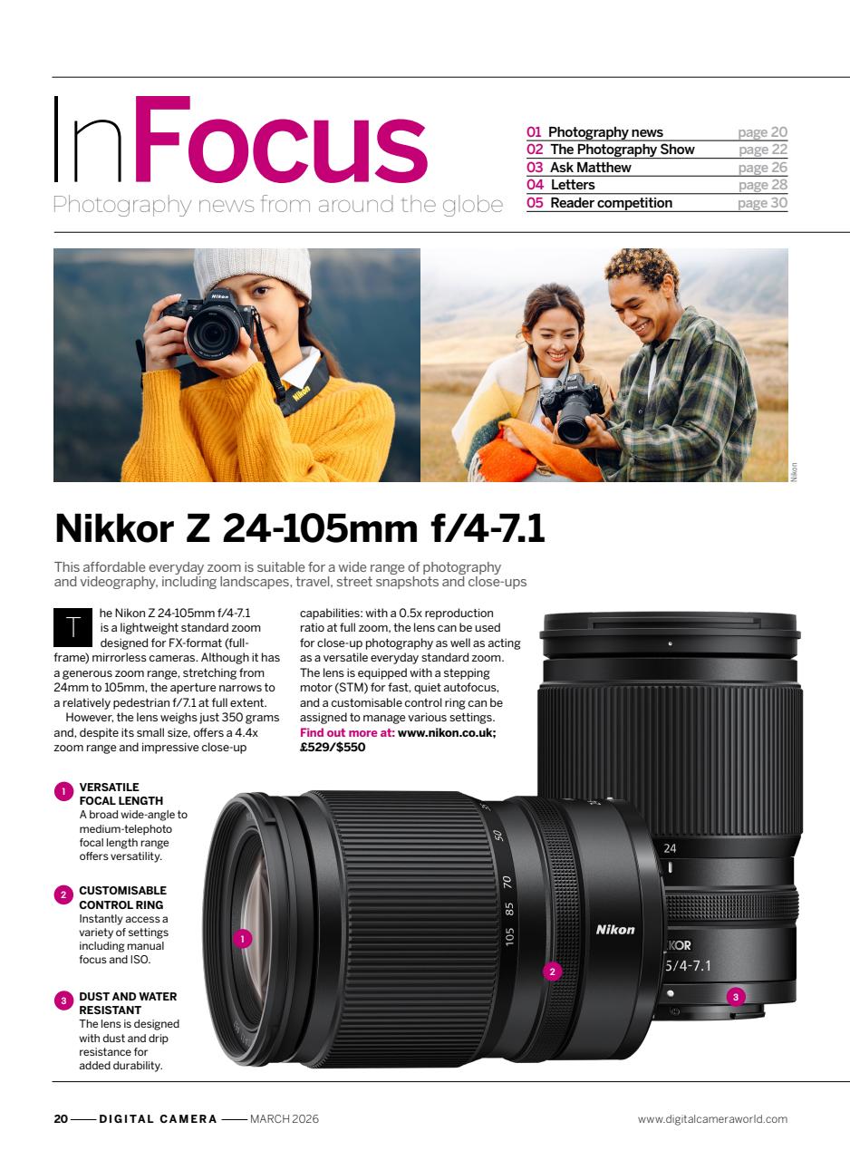Digital Camera Magazine Preview Pages