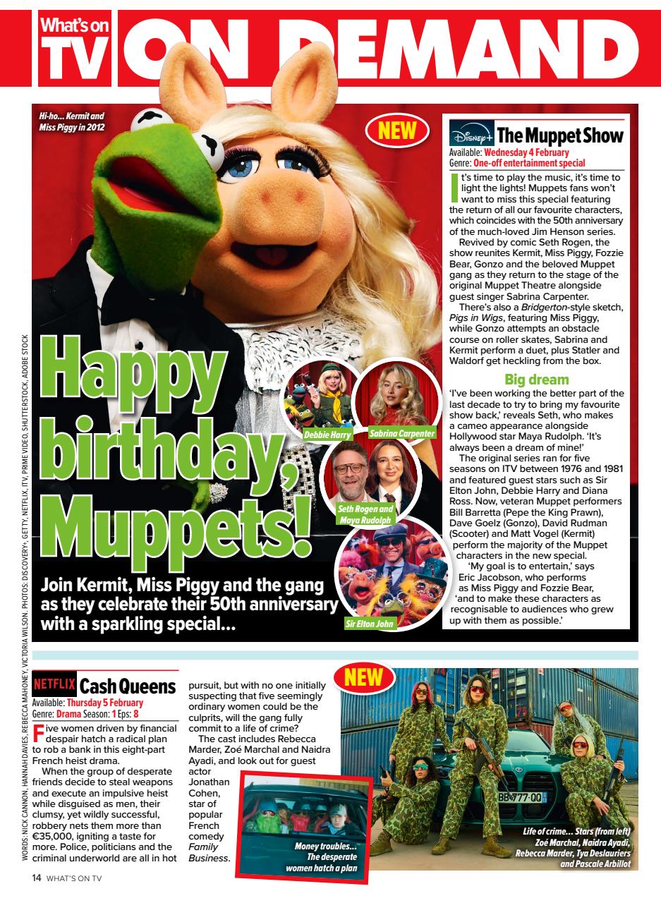 What's on TV Preview Pages