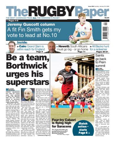The Rugby Paper issue 25-Jan-2026