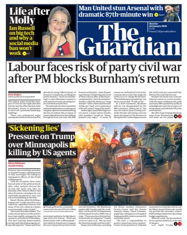 The Guardian Newspaper issue Monday, 26 January 2026
